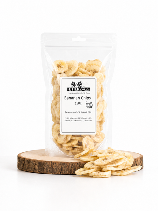 Futter24 Bananen Chips natürlicher Hundesnack bei Futter24