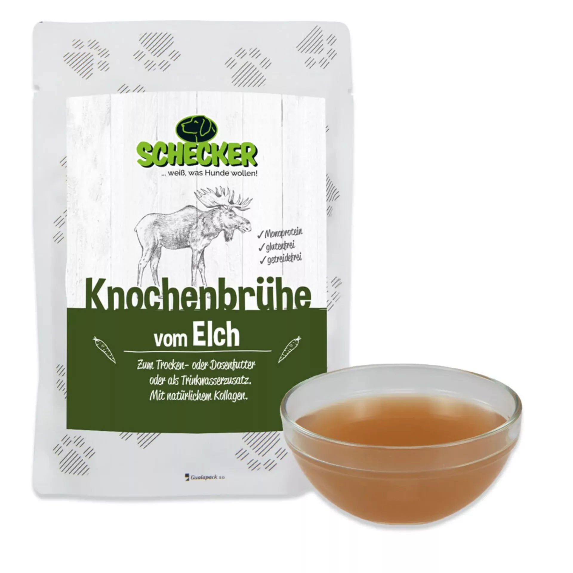 Knochenbrühe Elch 100ml für Hunde bei Futter24