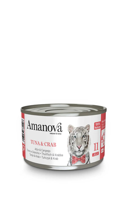 Amanova Tuna und Crab Katzen-Nassfutter mit Thunfisch und Krabbe bei Futter24