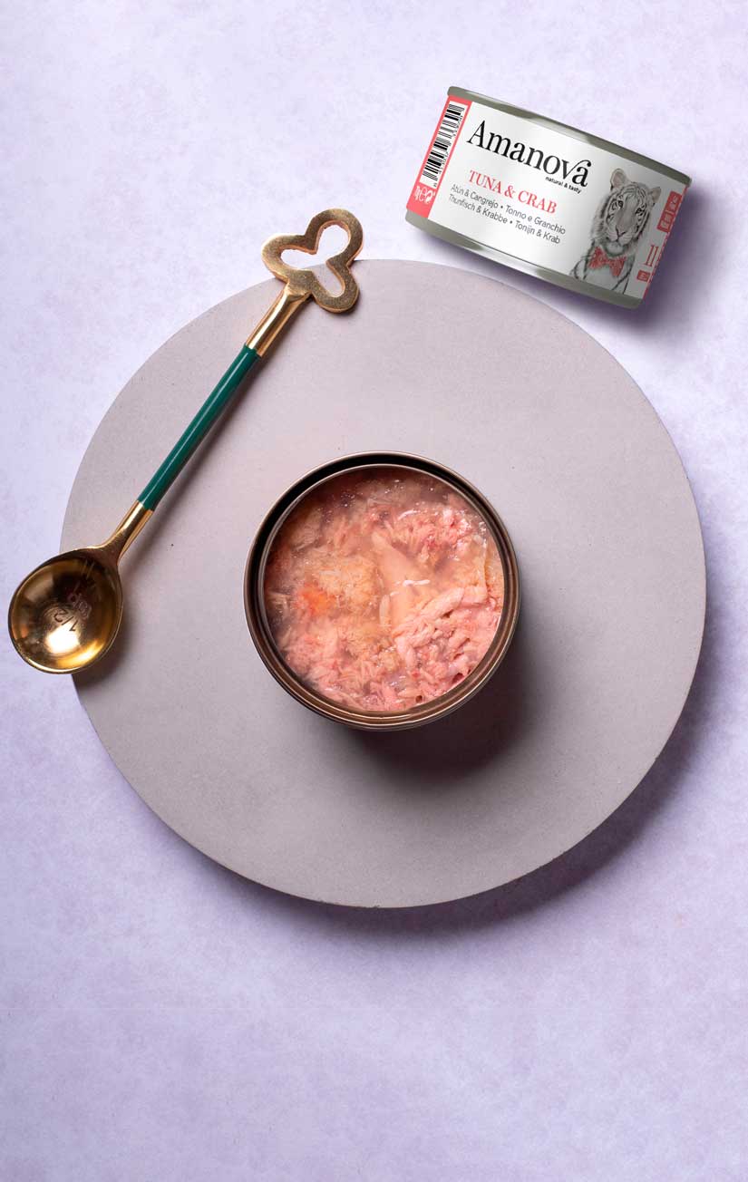 Amanova Tuna und Crab Katzen-Nassfutter mit Thunfisch und Krabbe bei Futter24