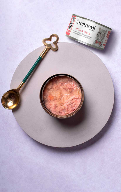 Amanova Tuna und Crab Katzen-Nassfutter mit Thunfisch und Krabbe bei Futter24