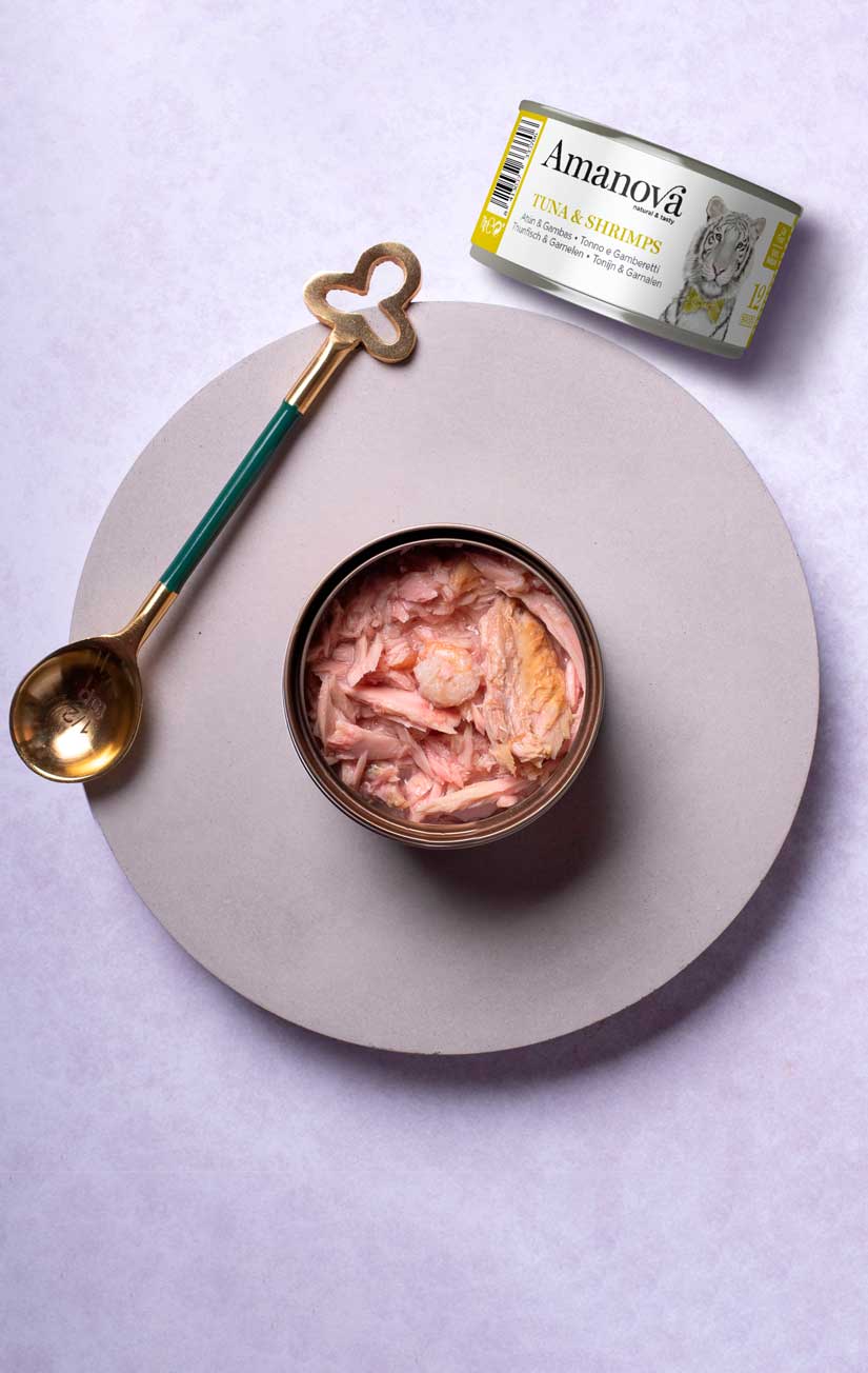 Amanova Tuna und Shrimps Katzen-Nassfutter mit Thunfisch und Shrimps bei Futter24