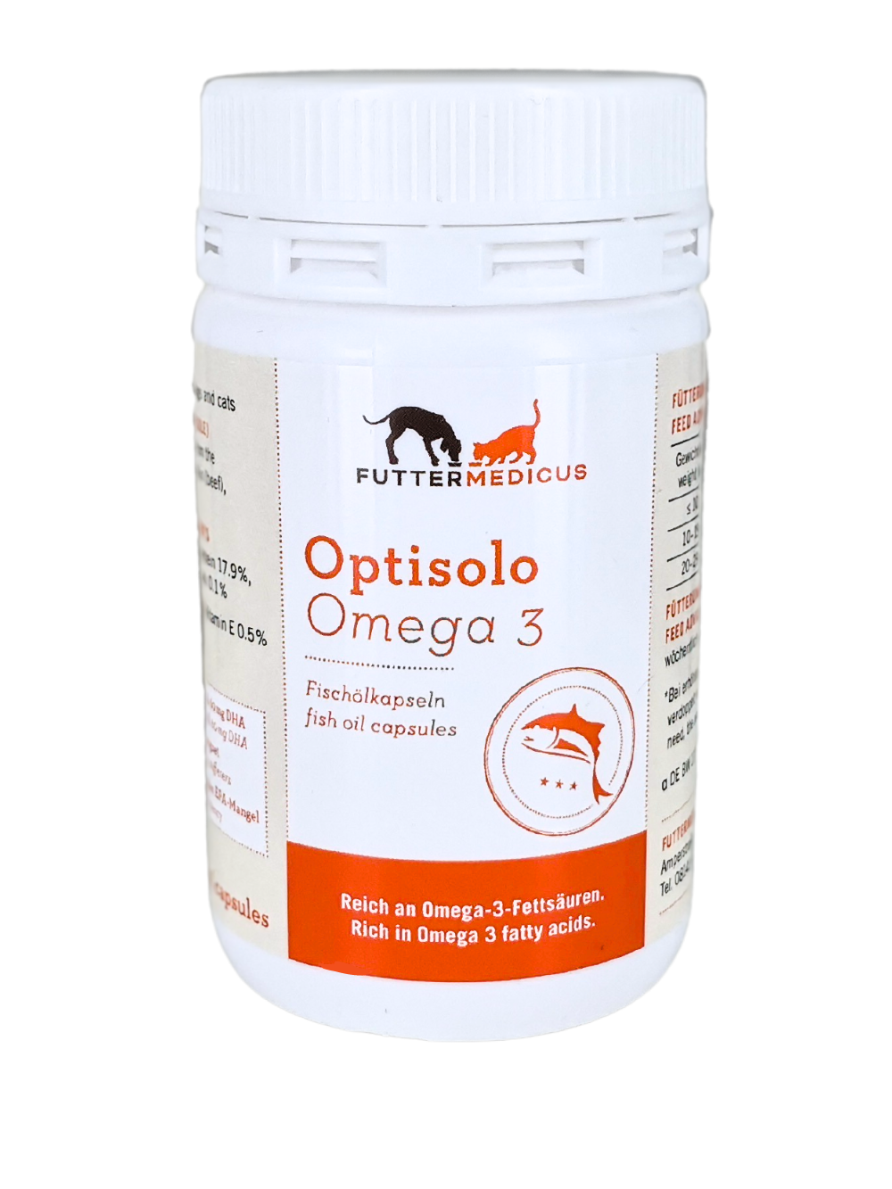 Optisolo Omega 3 Fischölkapseln 220 Stück bei Futter24