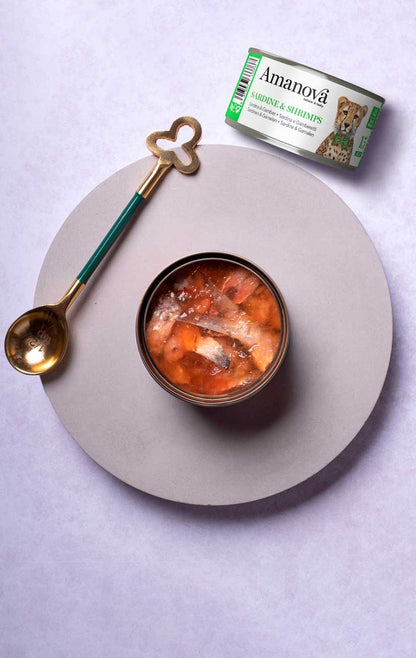 Amanova Sardine und Shrimps Katzen-Nassfutter bei Futter24