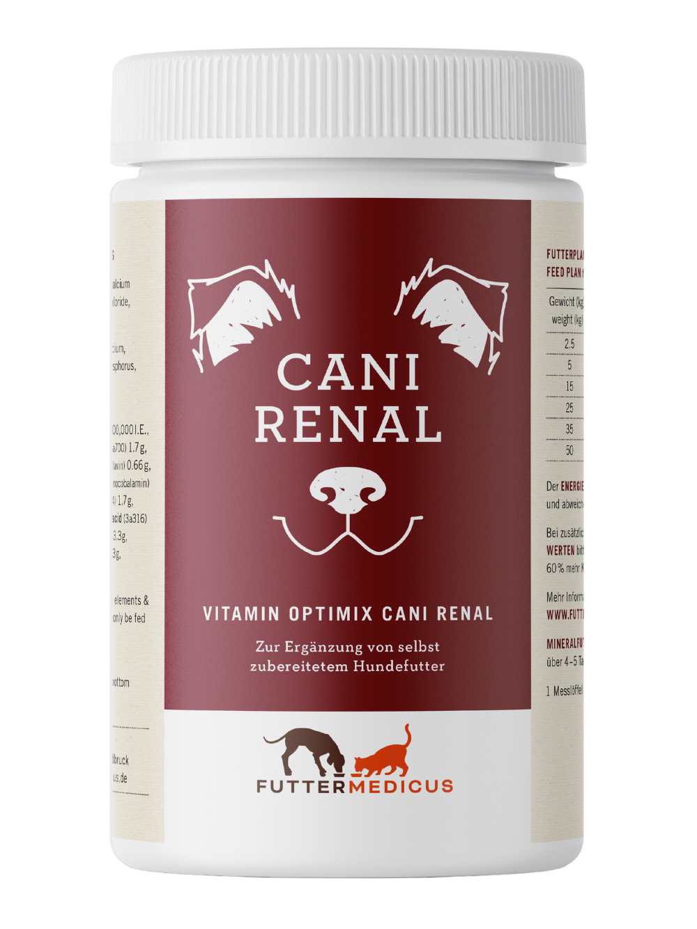 Vitamin Optimix Cani Renal 500g bei Futter24