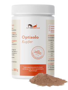Optisolo Kupfer Ergänzungsfuttermittel 150g bei Futter24