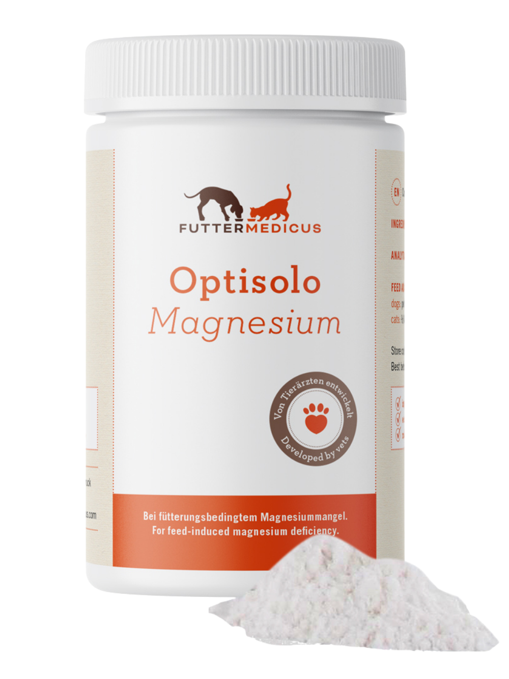 Optisolo Magnesium 120g Ergänzungsfuttermittel bei Futter24