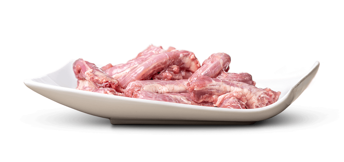 BARF Poulethälse ganz 1kg für Hunde bei Futter24