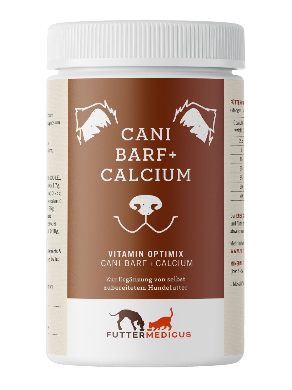 Vitamin Optimix Cani BARF plus Calcium 500g bei Futter24