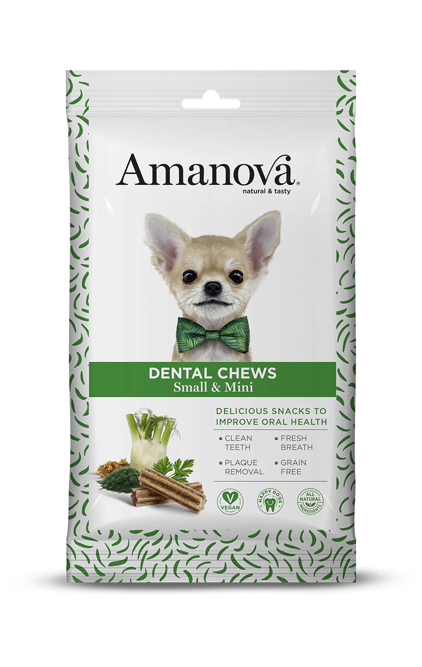 Amanova Dental Chews Small und Mini veganer Hundesnack bei Futter24