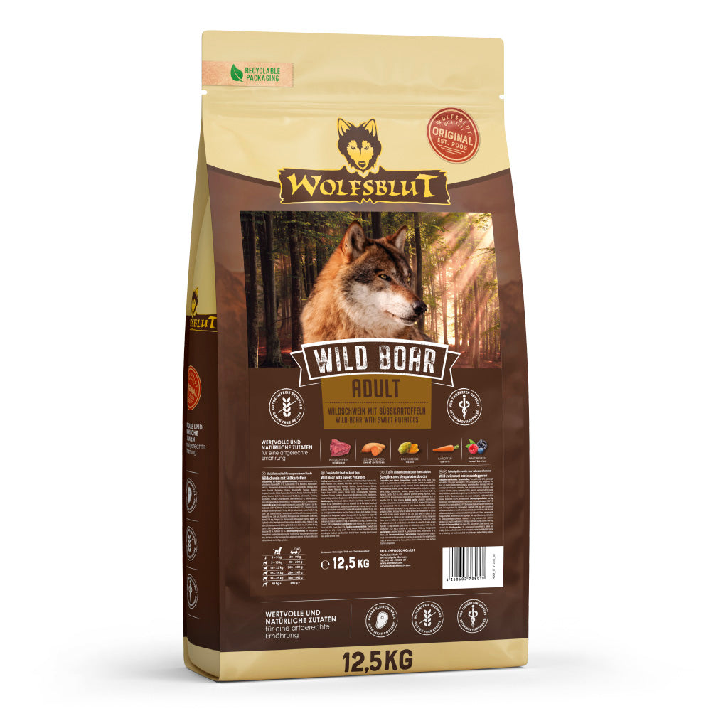 Wolfsblut Wild Boar Adult Hundefutter mit Wildschwein bei Futter24