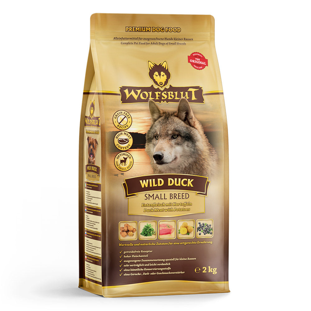 Wolfsblut Wild Duck Small Breed Hundefutter 2kg bei Futter24