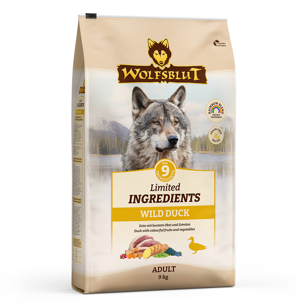 Wolfsblut Limited Ingredients Wild Duck Hundefutter mit Ente und Kartoffel bei Futter24