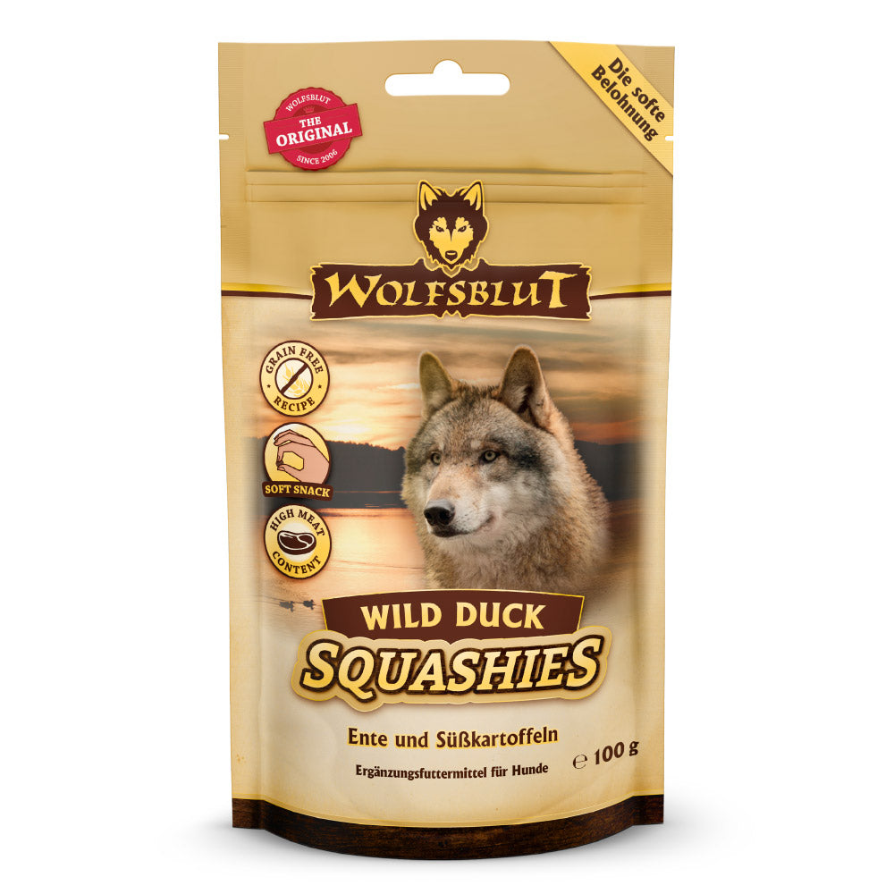 Wolfsblut Wild Duck Squashies Hundesnack 100g bei Futter24