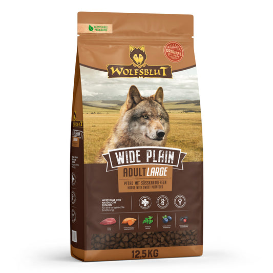 Wolfsblut Wide Plain Large Breed Hundefutter 12.5 kg bei Futter24