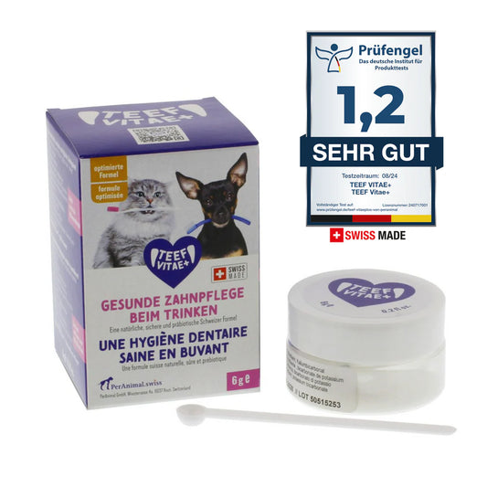 TEEF VitaePlus Zahnpflege Ergänzung für Hunde und Katzen bei Futter24