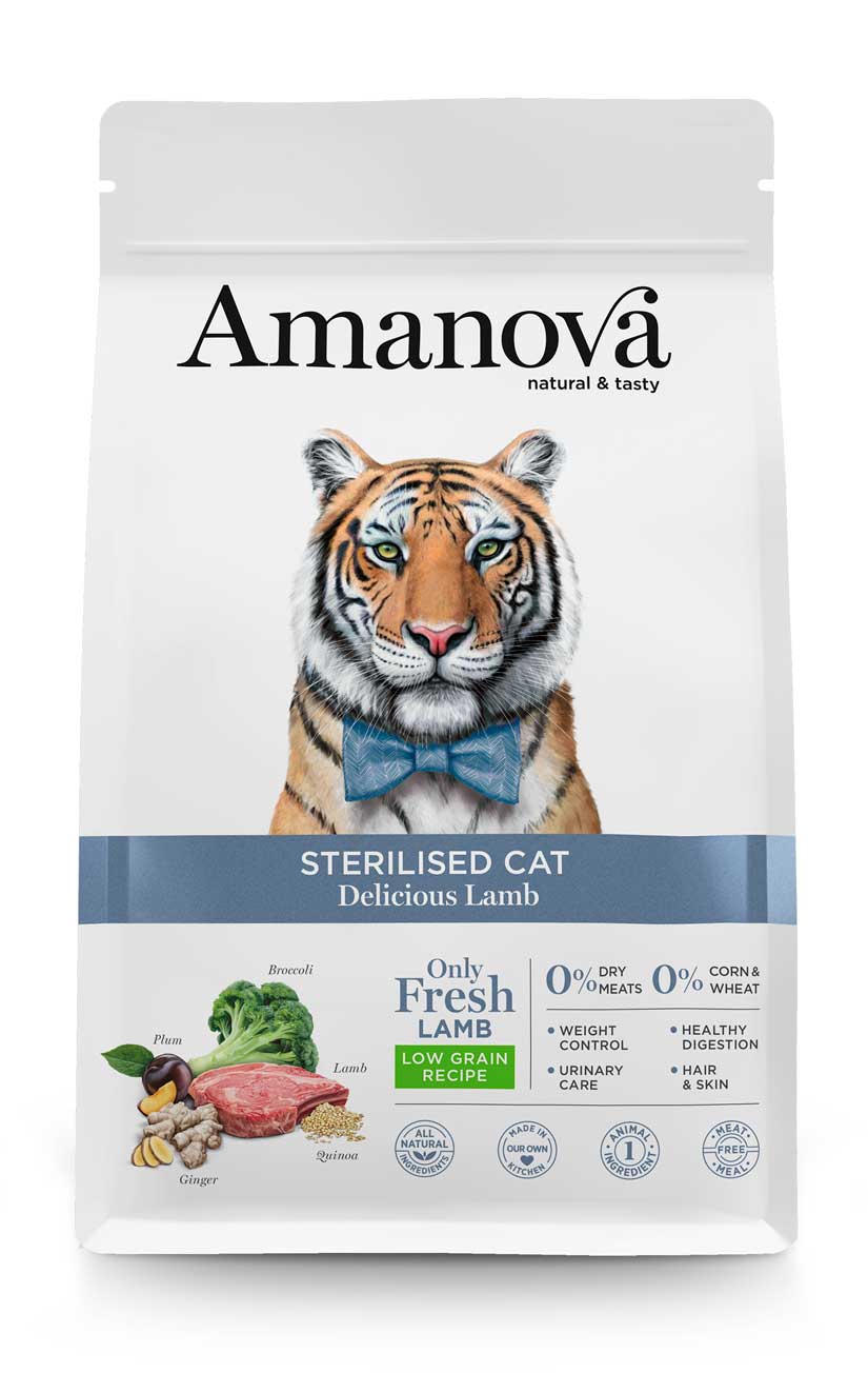 Amanova Adult Sterilised Delicious Lamb Katzenfutter mit Lamm bei Futter24