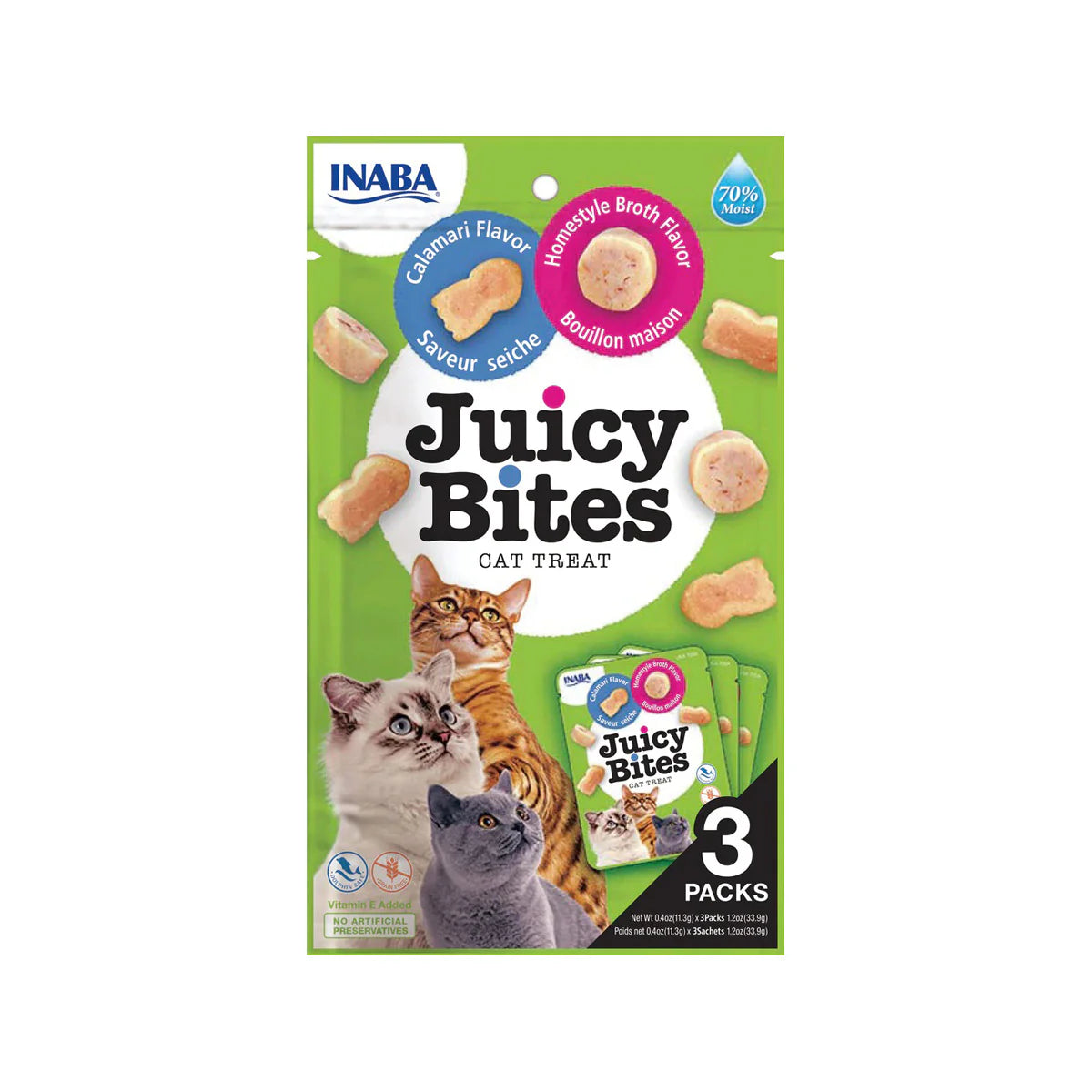 Juicy Bites Tintenfisch und Hausbrühe Katzensnack bei Futter24