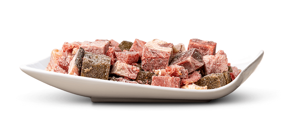 BARF-Mischung Rind PUR lose in Stücken 500g bei Futter24
