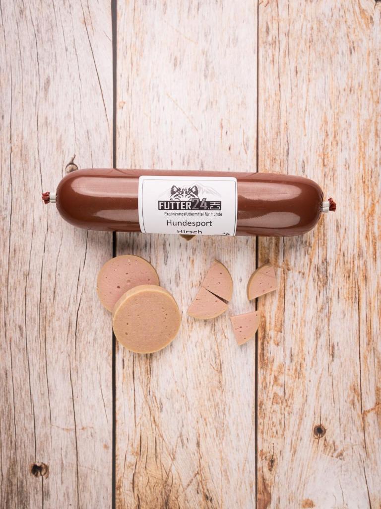 Futter24 Wurst Ziege 200g natürlicher Hundesnack bei Futter24
