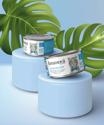 Amanova Tuna Fillets Katzen-Nassfutter mit Thunfisch bei Futter24