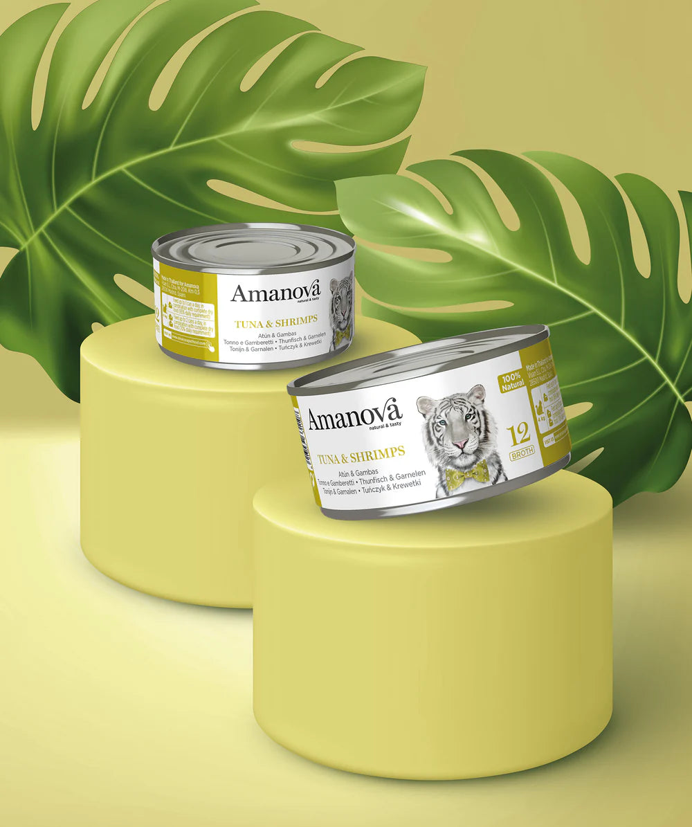 Amanova Tuna und Shrimps Katzen-Nassfutter mit Thunfisch und Shrimps bei Futter24