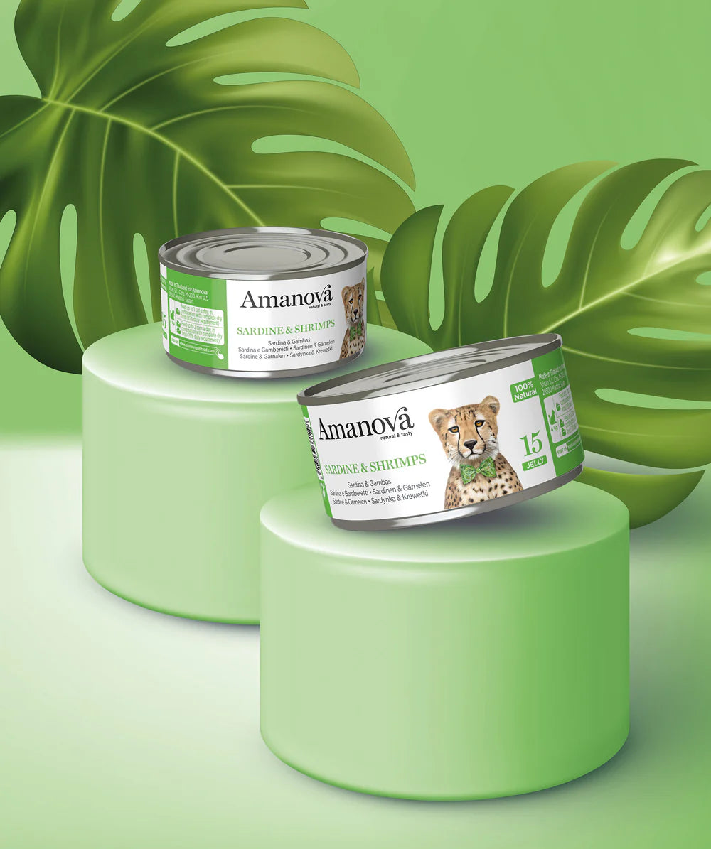 Amanova Sardine und Shrimps Katzen-Nassfutter bei Futter24