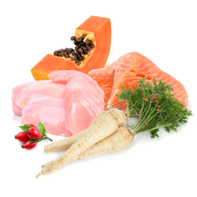 Puromenu Menü mit Lachs und Poulet Produktansicht bei Futter24