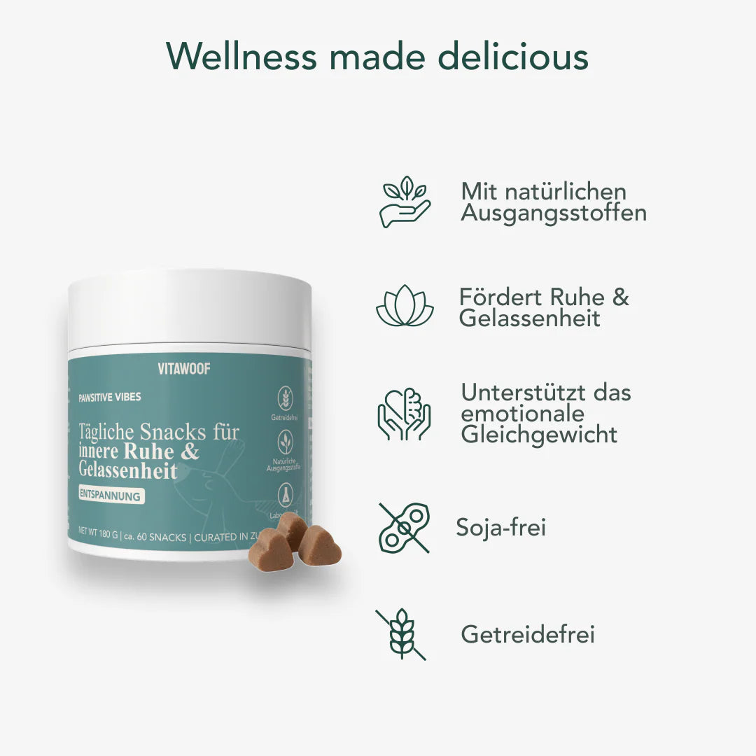 VITAWOOF Pawsitive Vibes Snack für Hunde bei Futter24