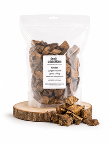 Futter24 Rinder Lungen Würfel Gross Hundesnack bei Futter24