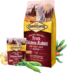 Carnilove Fresh Dry Hundefutter mit Huhn und Kaninchen bei Futter24