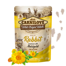 Carnilove Kitten Pouch Ragout Kaninchen Katzenfutter 85g bei Futter24
