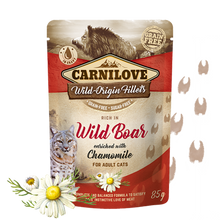 Carnilove Wildschwein mit Kamille Katzen-Nassfutter 85g bei Futter24