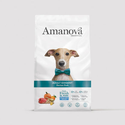 Amanova Adult Exigent Iberian Pork Hundefutter mit iberischem Schwein bei Futter24