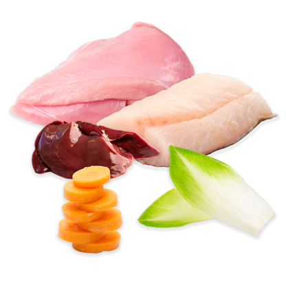 Puromenu Menü Kabeljau und Truthahn Produktansicht bei Futter24