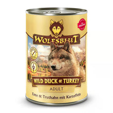 Wolfsblut Adult Wild Duck & Turkey Nassfutter - Ente, Truthahn & Kartoffeln 395g