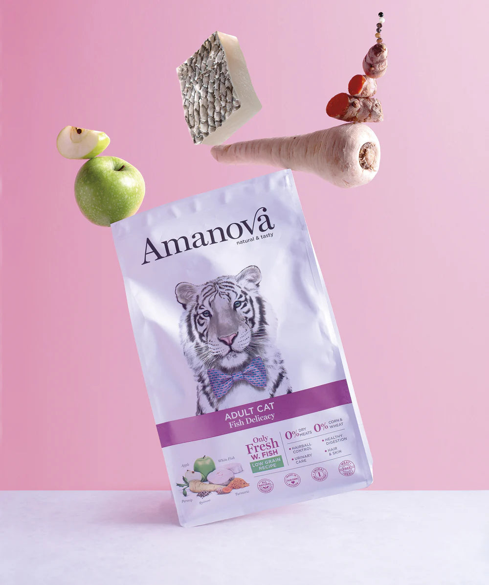 Amanova Fish Delicacy Katzenfutter mit weissem Fisch bei Futter24