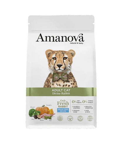 Amanova Adult Divine Rabbit Katzenfutter mit Kaninchen bei Futter24