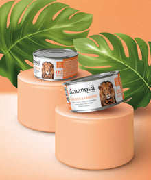 Amanova Chicken & Cheese Nassfutter für Katzen 70 g