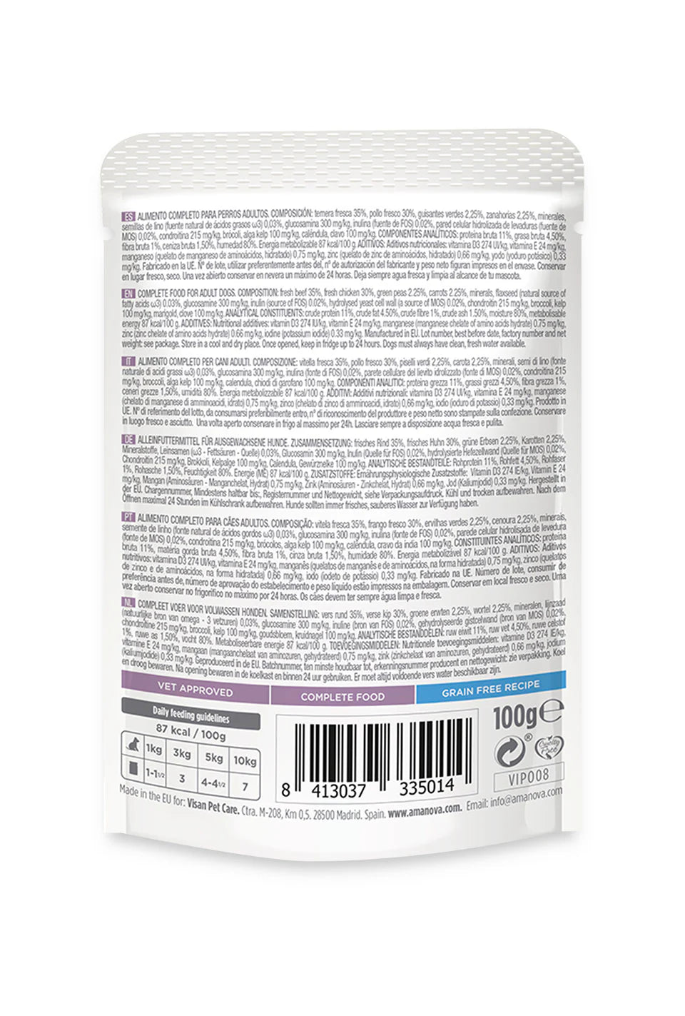 Amanova Brilliant Beef und Chicken Katzen-Nassfutter mit Rind und Huhn bei Futter24