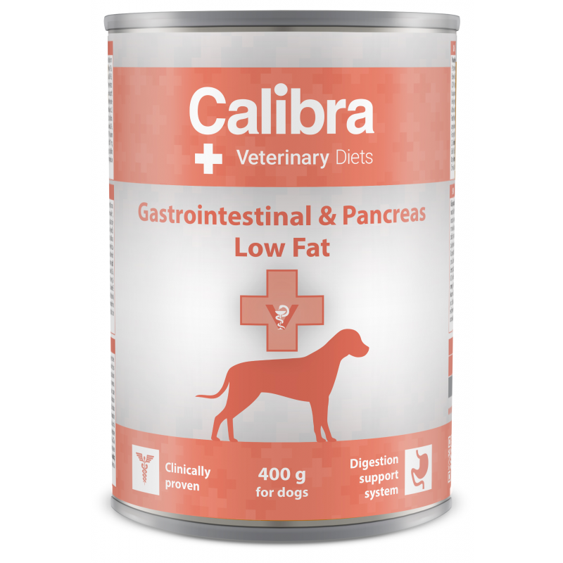 Calibra Veterinary Diets Gastrointestinal & Pancreas Low Fat Nassfutter 400 g