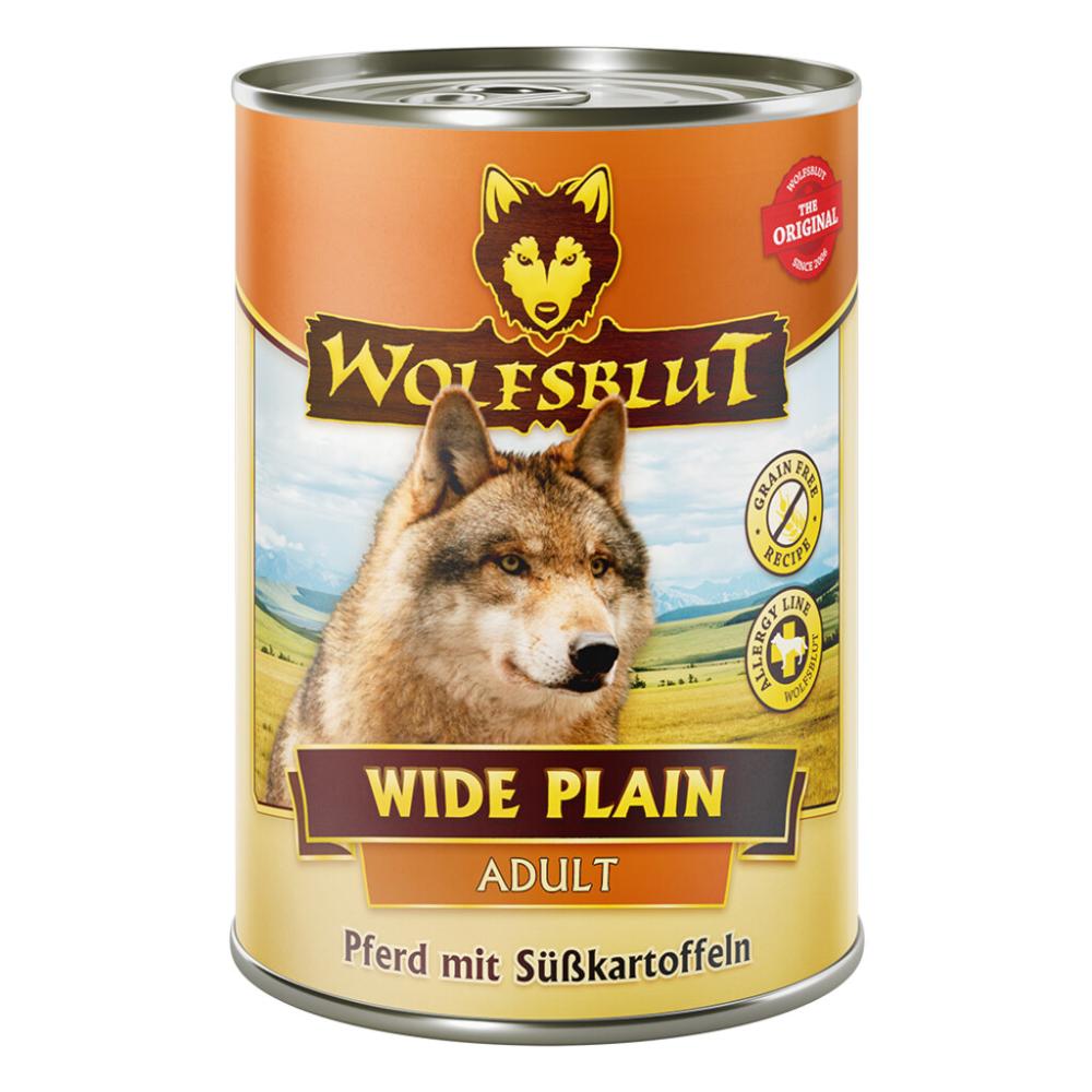 Wolfsblut Wide Plain Nassfutter mit Pferd und Süsskartoffeln 395g bei Futter24