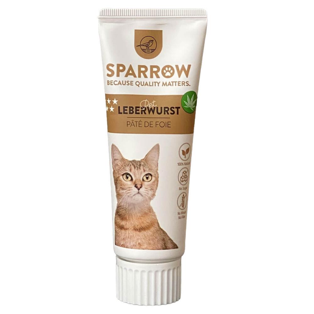 Sparrow Cat Leberwurst mit CBD 75 g bei Futter24