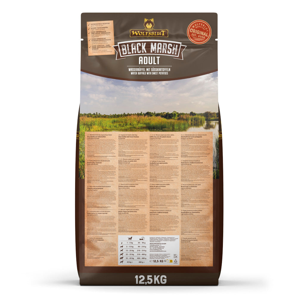 Wolfsblut Black Marsh Adult Hundefutter Detailbild bei Futter24