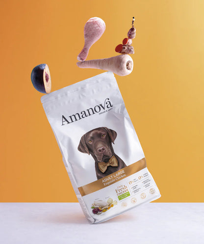 Amanova Adult Large Exquisite Chicken Hundefutter mit Huhn bei Futter24