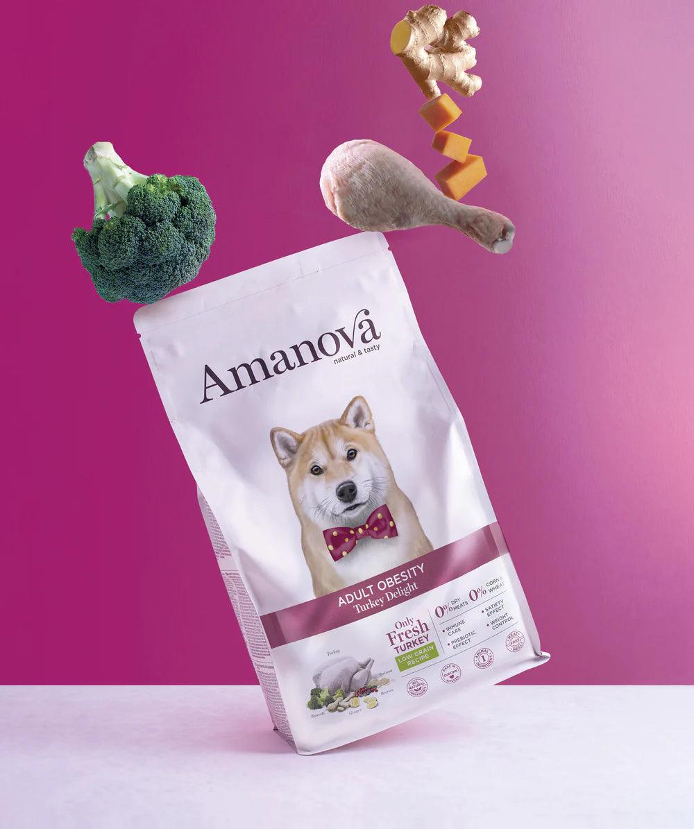 Amanova Adult Obesity Turkey Delight Hundefutter mit Truthahn bei Futter24