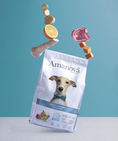 Amanova Adult Exigent Iberian Pork Hundefutter mit iberischem Schwein bei Futter24