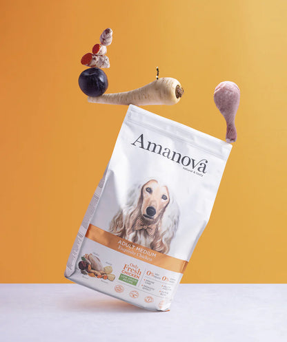 Amanova Adult Medium Exquisite Chicken Hundefutter mit Huhn bei Futter24