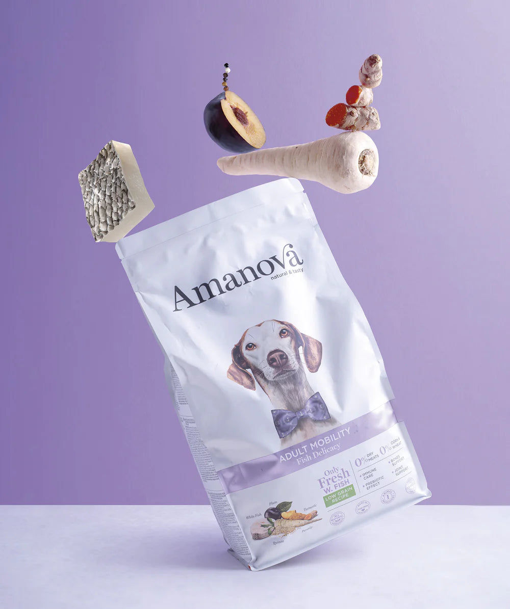 Amanova Adult Mobility Fish Delicacy Hundefutter mit weissem Fisch bei Futter24