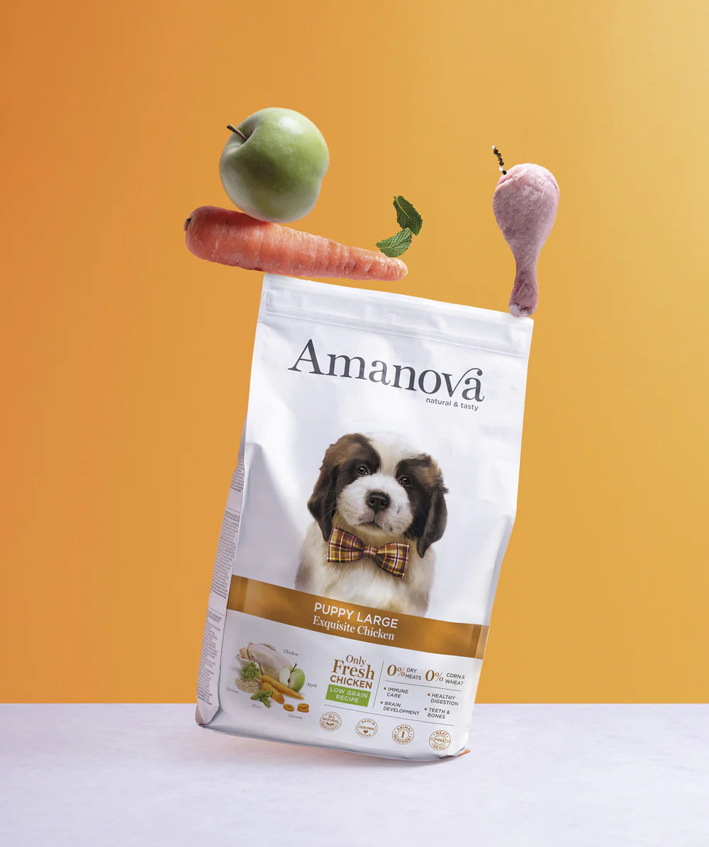 Amanova Puppy Large Exquisite Chicken Hundefutter 12kg bei Futter24